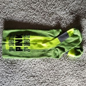 NWOT VS PINK Knee High Logo Socks